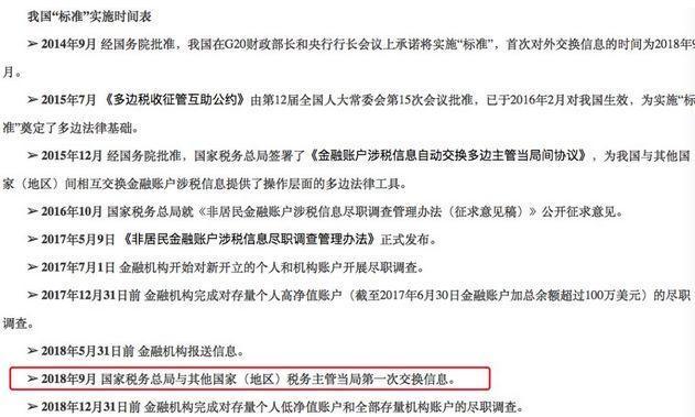 反避税新规实施：海外大批华人账户已被封